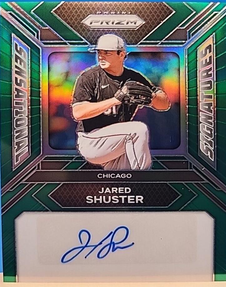 Jared Shuster [Green] #SS-JS Prices | 2024 Panini Prizm Sensational ...