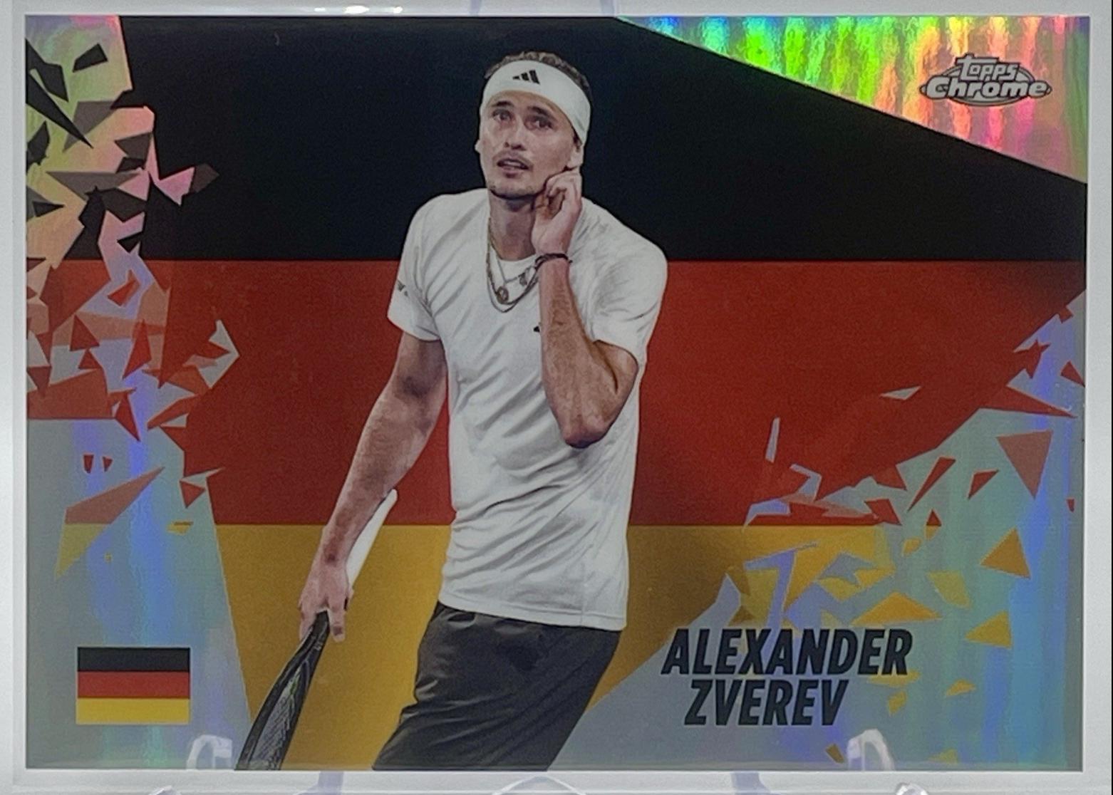 Alexander Zverev #PPR-AZ Tennis Cards 2024 Topps Chrome Patriotic Pride