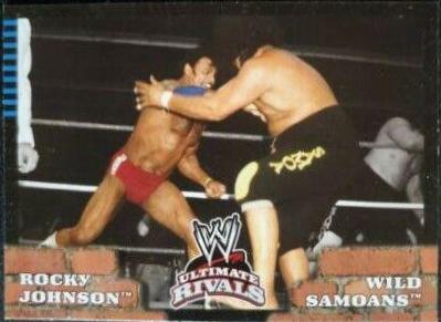 Rocky Johnson vs. Wild Samoans #86 Wrestling Cards 2008 Topps WWE Ultimate Rivals