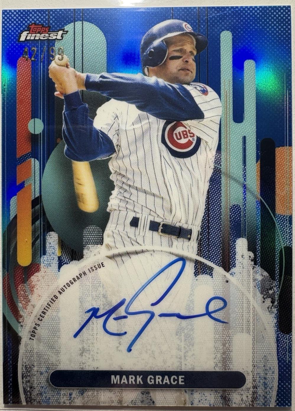 Mark Grace [Blue Refractor] #FA-MG