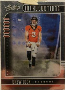 Drew Lock #8 Football Cards 2019 Panini Absolute Introductions