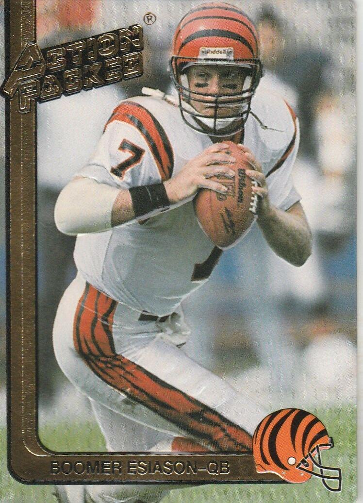 Boomer Esiason #34 Football Cards 1991 Action Packed