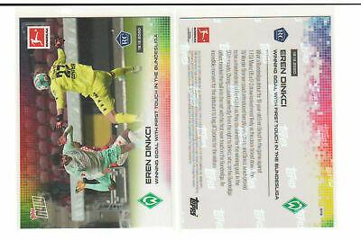 Eren Dinkci #72 Soccer Cards 2020 Topps Now Bundesliga