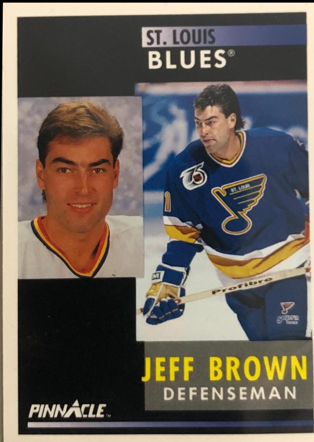 Jeff Brown Hockey Cards 1991 Pinnacle