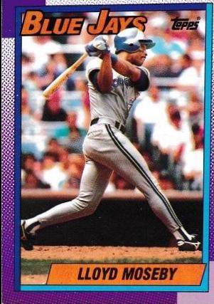 Lloyd Moseby (1990 Topps)