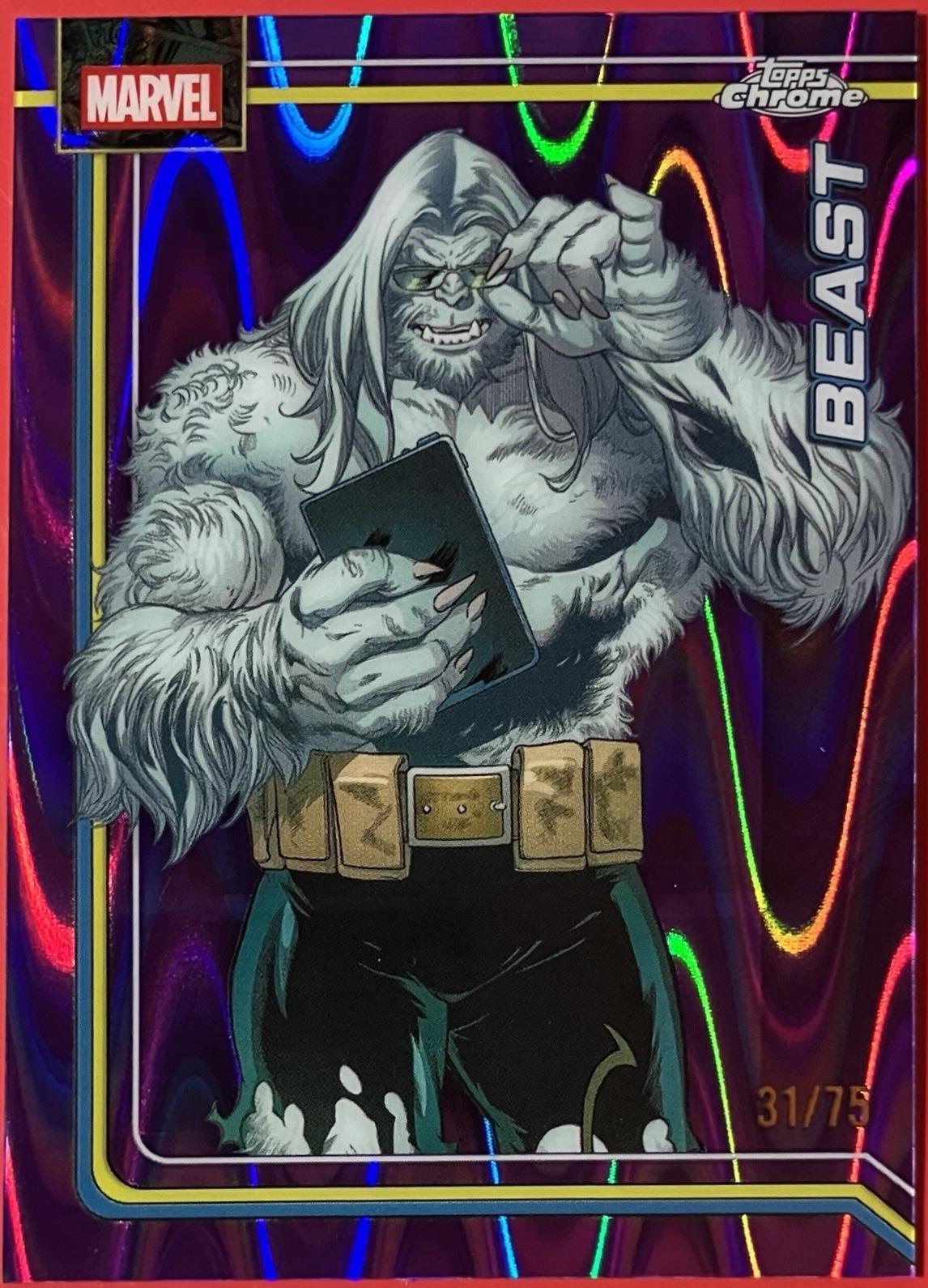 Beast Purple RayWave Refractor