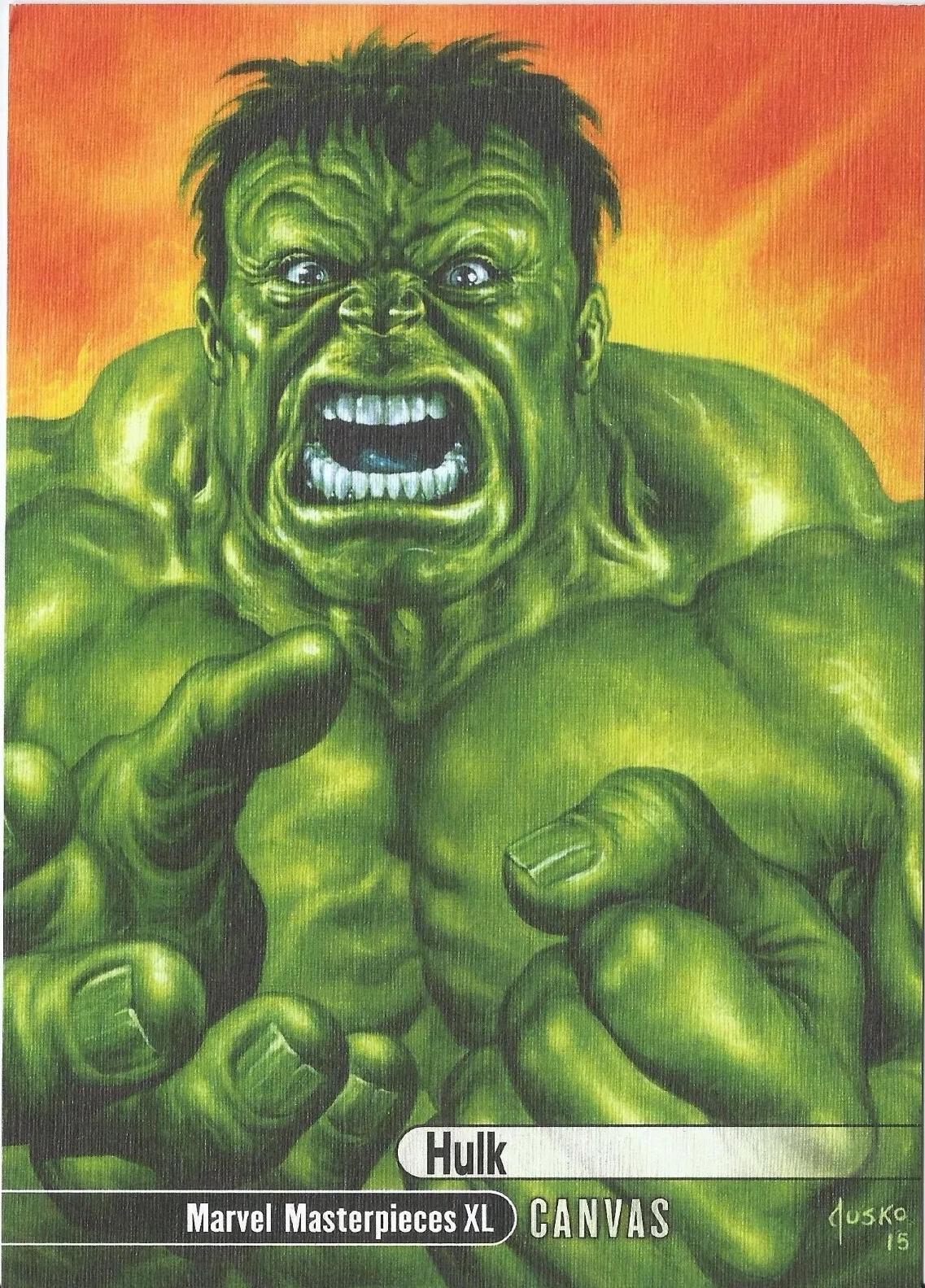 Hulk [Canvas High Series] #93 Prices | Marvel 2024 SkyBox Masterpieces ...