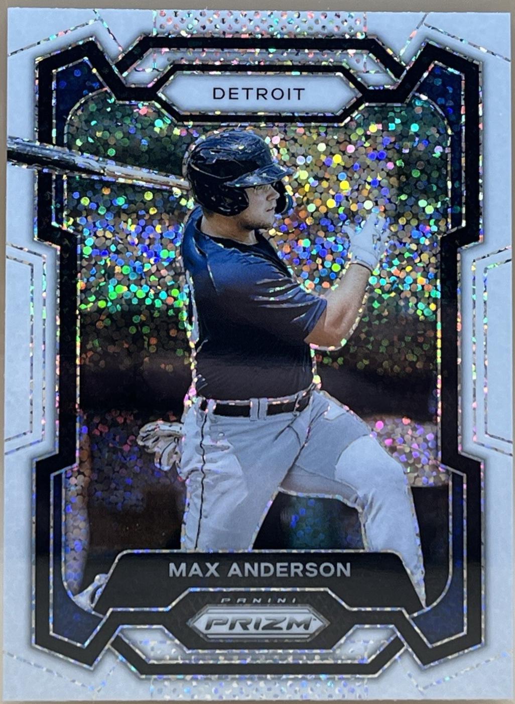 Max Anderson [White Sparkle] #98 Prices | 2024 Panini Prizm | Baseball ...