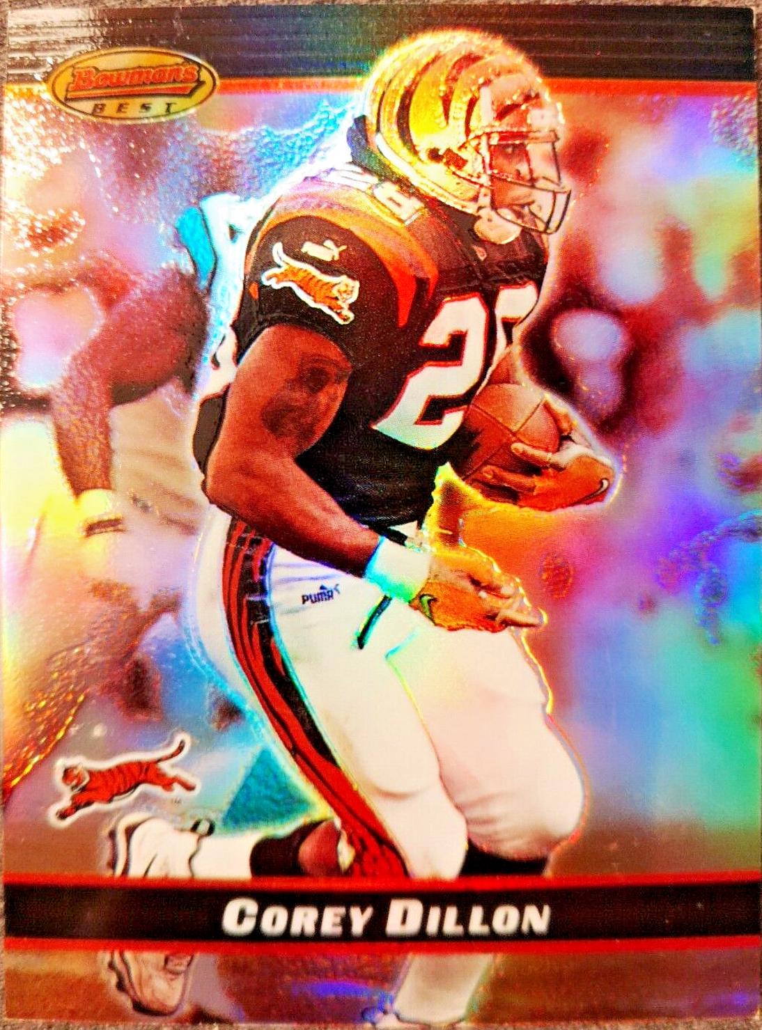 Corey Dillon #21 Football Cards 2000 Bowman's Best