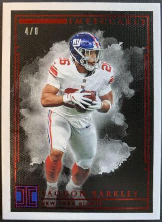 Saquon Barkley #55 2019 Panini Impeccable Football