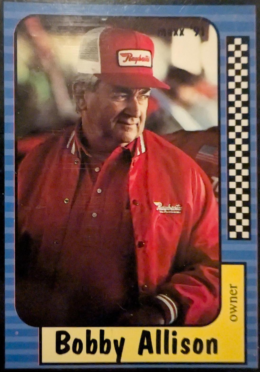 Bobby Allison #27 Racing Cards 1991 Maxx