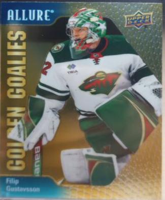 Filip Gustavsson #GG-7 2023-24 Upper Deck Allure Hockey Golden Goalies