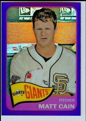 Matt Cain #50 Baseball Cards 2014 Topps Heritage Chrome