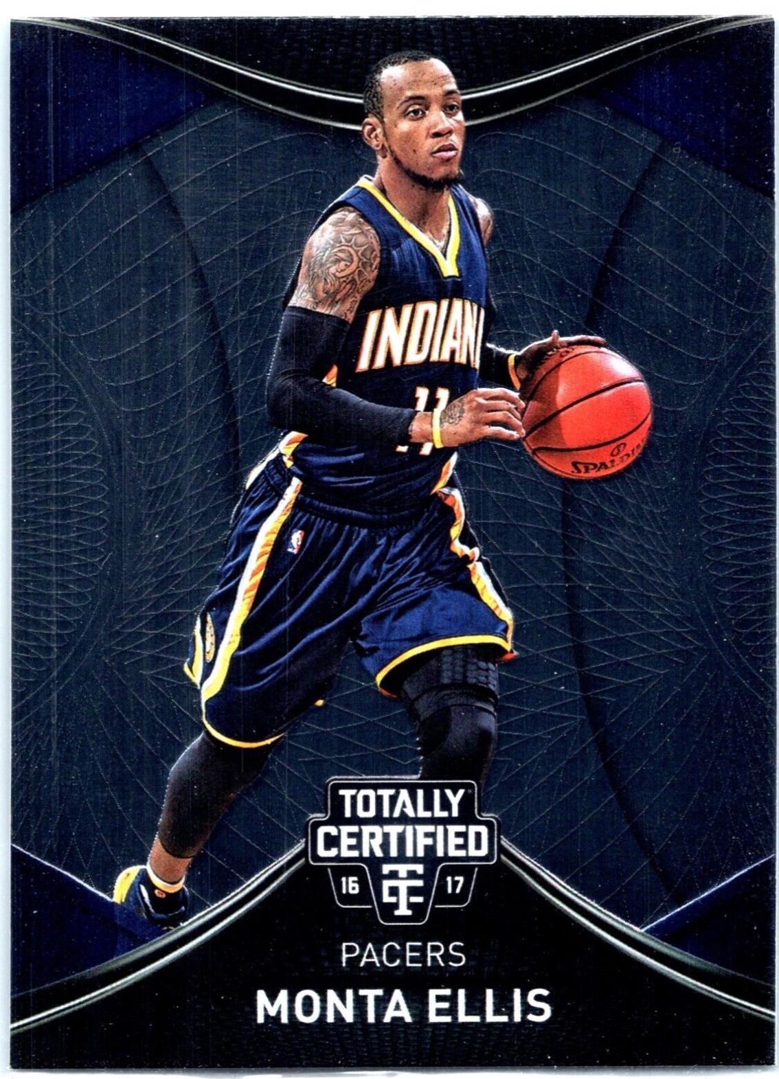 Monta Ellis #27 2016-17 Panini Totally Certified Basketball