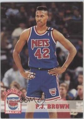 P.J. Brown #369 Basketball Cards 1993 Hoops
