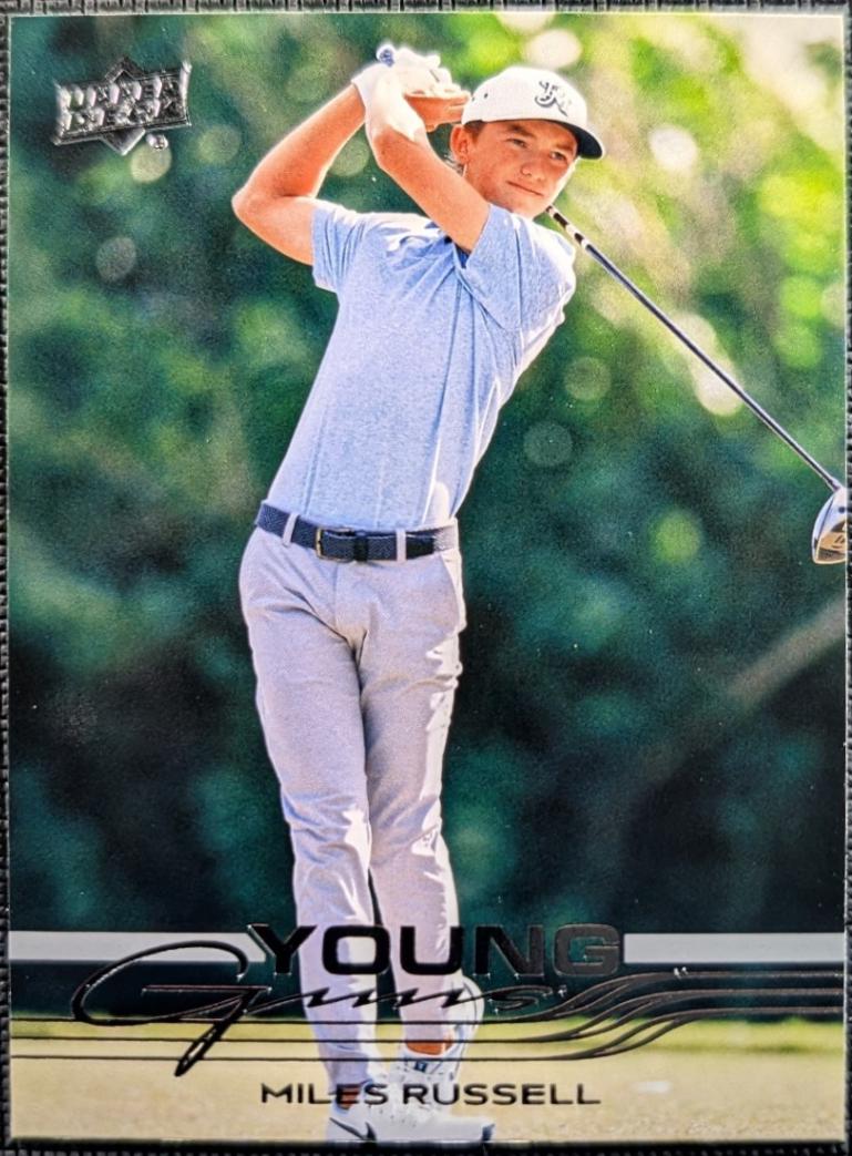 Miles Russell [Young Guns] #110 Prices | 2026 Upper Deck | Golf Cards
