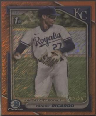 Yandel Ricardo [Orange Refractor] #BCP-177 Prices | 2024 Bowman Chrome ...