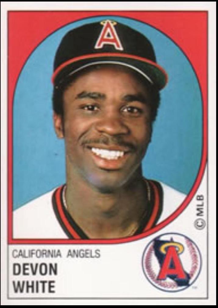 Devon White #49 Baseball Cards 1988 Panini Stickers