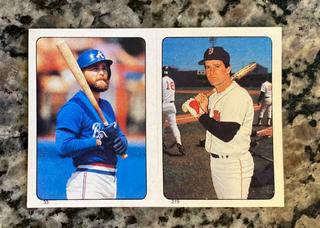 Glenn Hubbard, Marty Barrett #33 / 219