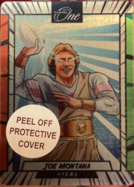 Joe Montana #11 Football Cards 2023 Panini One Manga