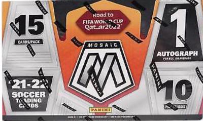 Hobby Box Soccer Cards 2021 Panini Mosaic Road to FIFA World Cup
