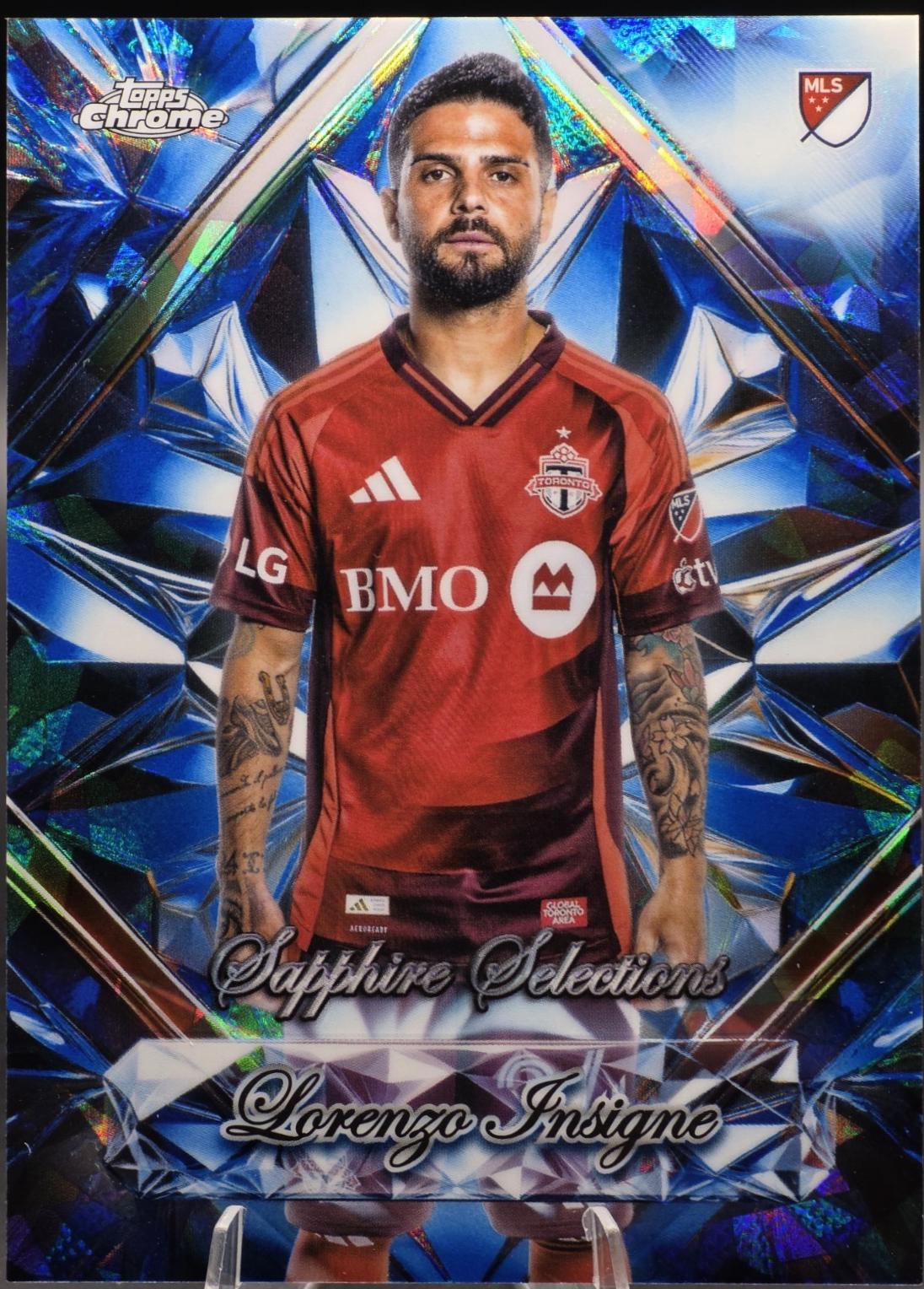 Lorenzo Insigne #SS-8 2025 Topps Chrome Sapphire MLS Selections