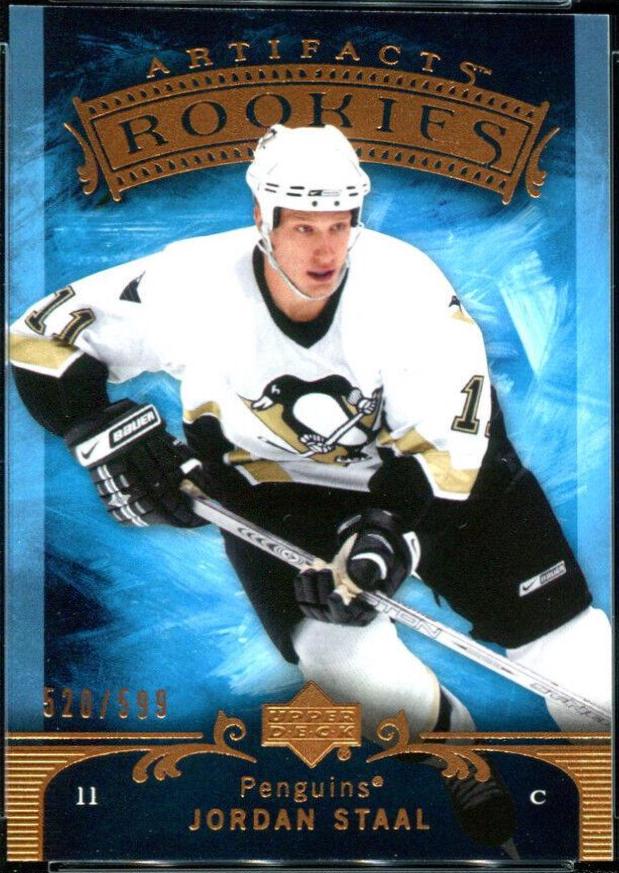 2006 Jordan Staal #261 Hockey Cards 2006 Upper Deck Artifacts Rookies Redemption
