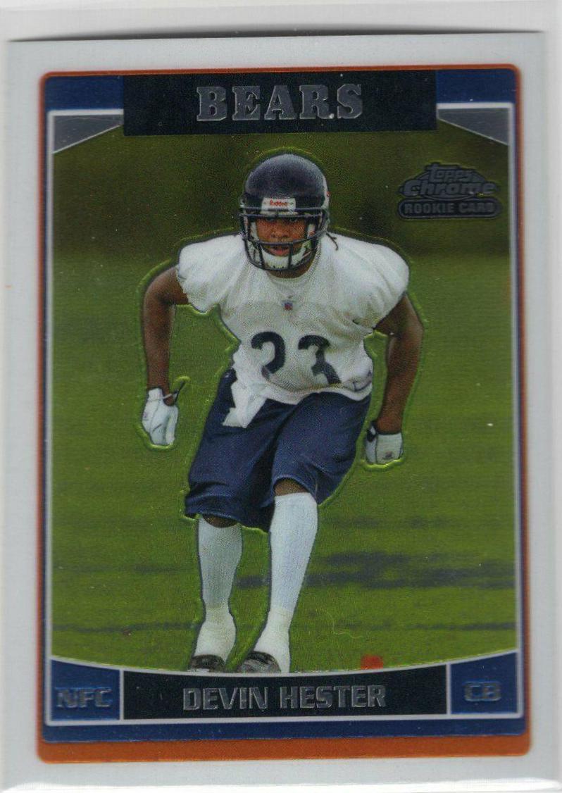 Devin Hester #252 Football Cards 2006 Topps Chrome