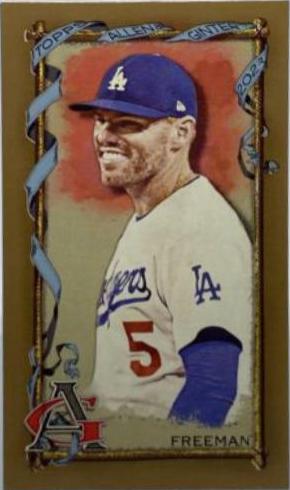 Freddie Freeman [Mini Gold Border] #120 Prices | 2023 Topps Allen 