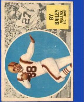 By Bailey #1 Football Cards 1960 Topps CFL