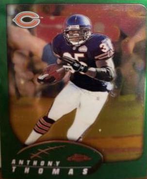 Anthony Thomas #1 Football Cards 2002 Topps Chrome