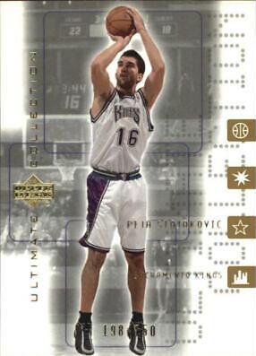 Peja Stojakovic #50 Basketball Cards 2001 Ultimate Collection