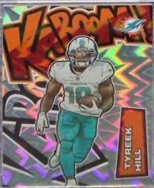 Tyreek Hill #K27 Football Cards 2022 Panini Absolute Kaboom Vertical