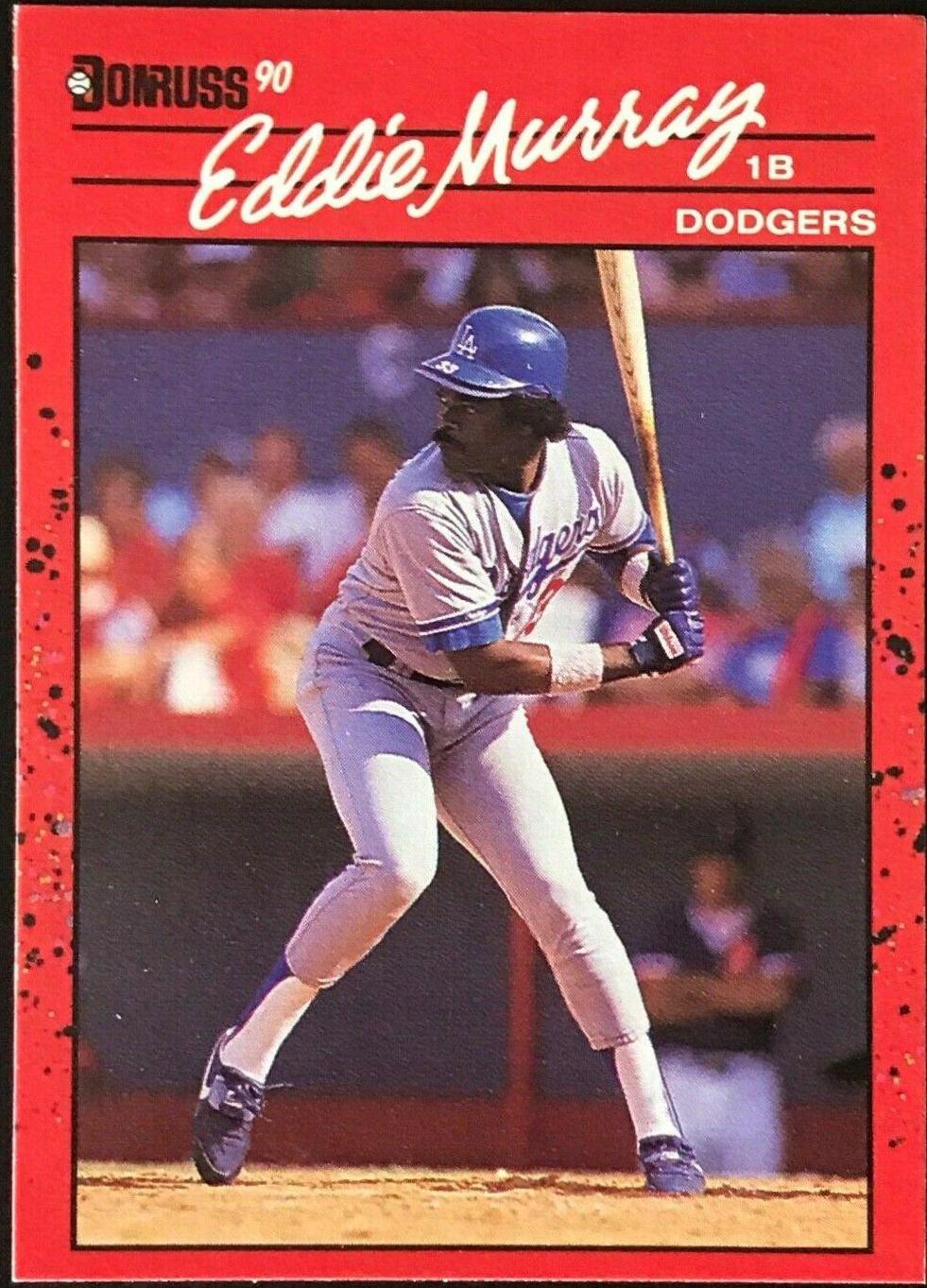 Eddie Murray #77 Baseball Cards 1990 Donruss