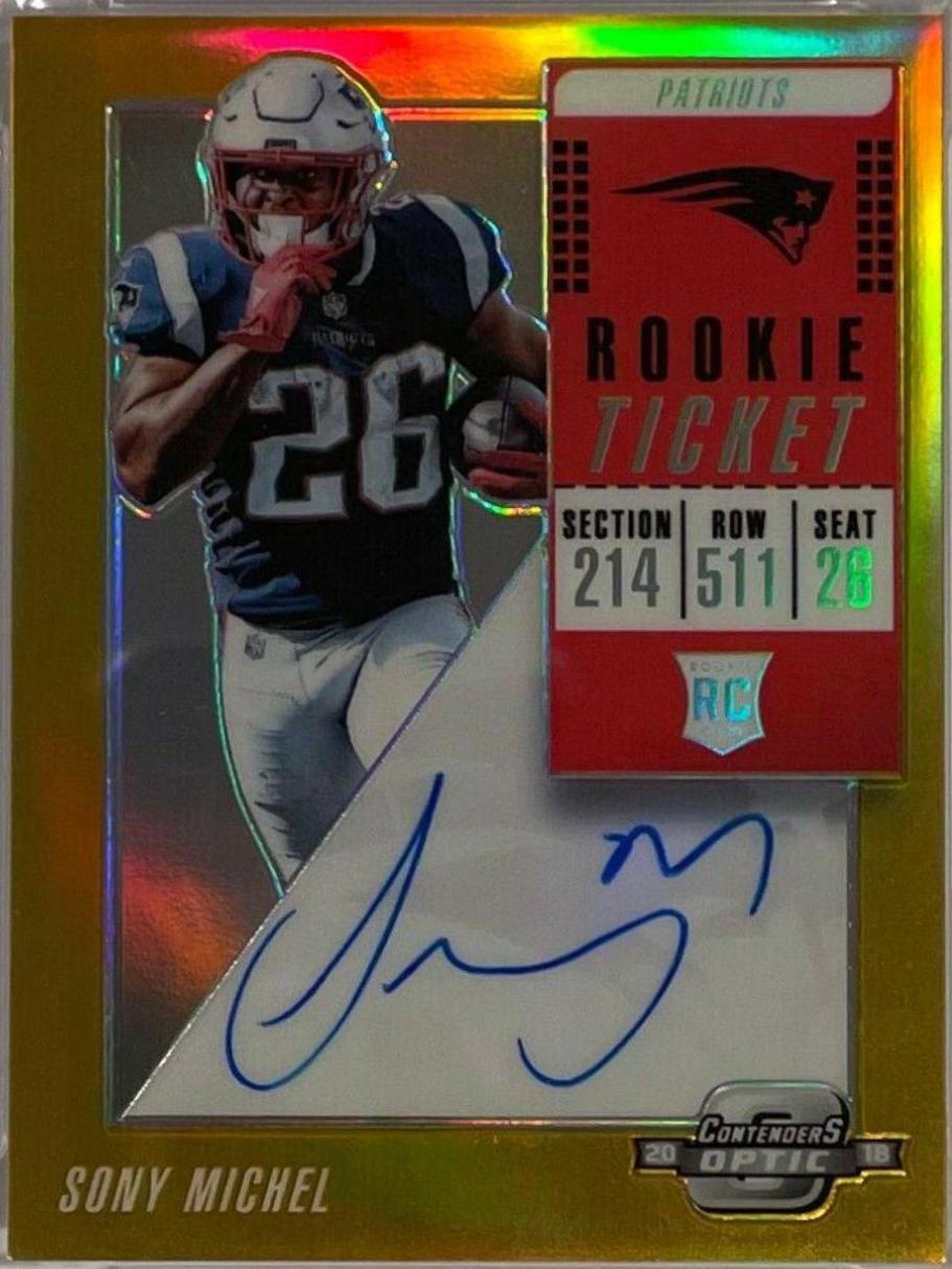 Sony Michel [Autograph Gold] #111