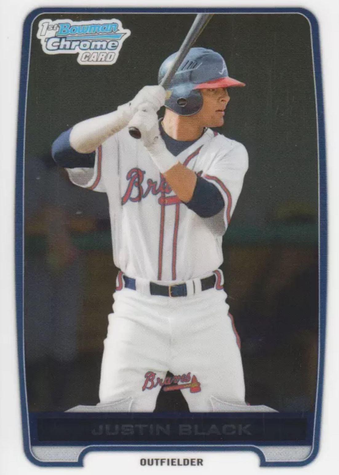 Justin Black #BDPP56 2012 Bowman Chrome Draft Picks & Prospects Baseball
