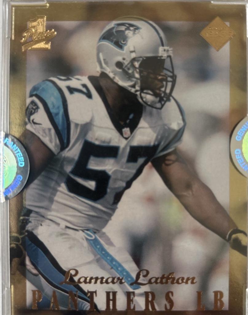 Lamar Lathon #125 Football Cards 1998 Collector's Edge 1st Place