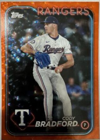 Cody Bradford [Orange Crackle Foilboard] #US331