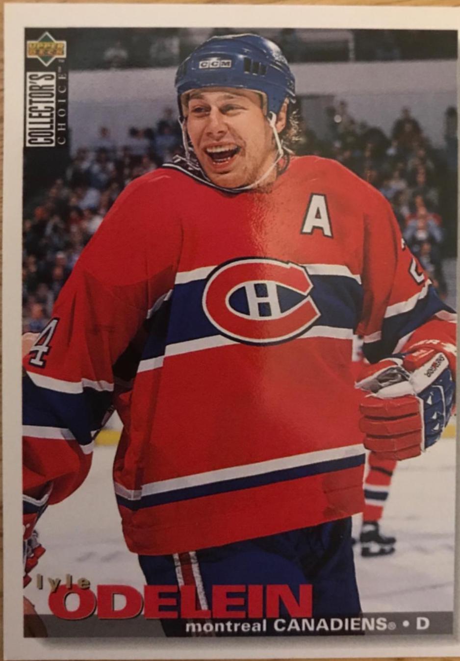 Lyle Odelein #6 Hockey Cards 1995 Collector's Choice