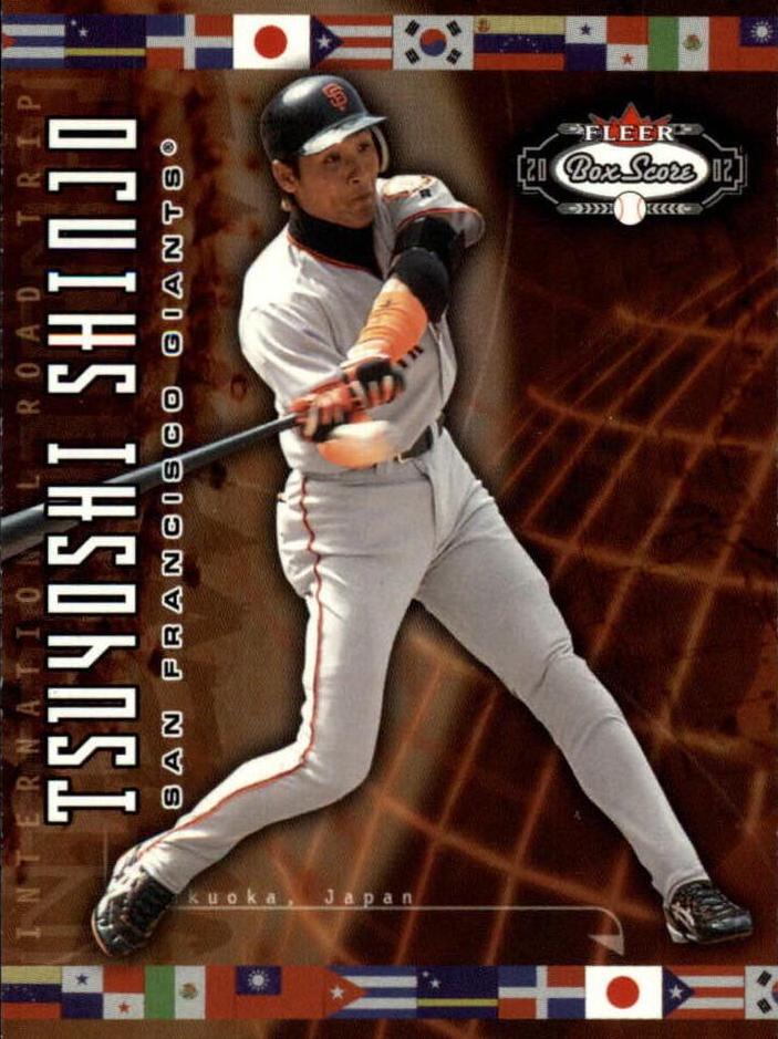 Tsuyoshi Shinjo #192 Baseball Cards 2002 Fleer Box Score
