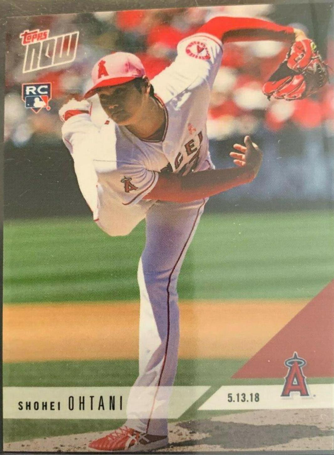 Shohei Ohtani #210 Baseball Cards 2018 Topps Now