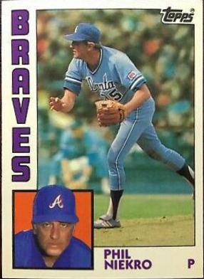 Phil Niekro #650 1984 Topps Tiffany Baseball