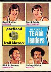 Portland Trail Blazers Team Leaders
