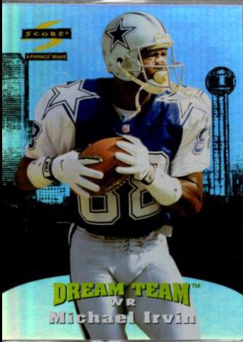 Michael Irvin #2 Football Cards 1996 Panini Score Dream Team
