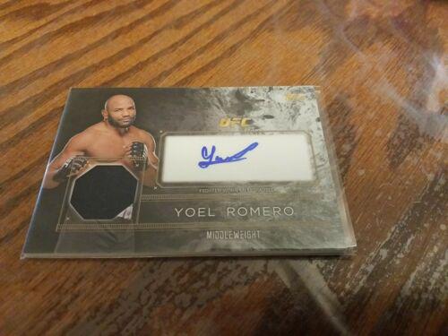 Yoel Romero #TCAR-YR Ufc Cards 2016 Topps UFC Top of the Class Autograph Relic