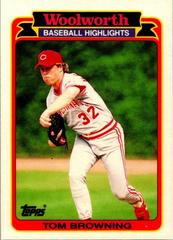 Tom Browning #9 Baseball Cards 1989 Topps Woolworth Highlights Prices