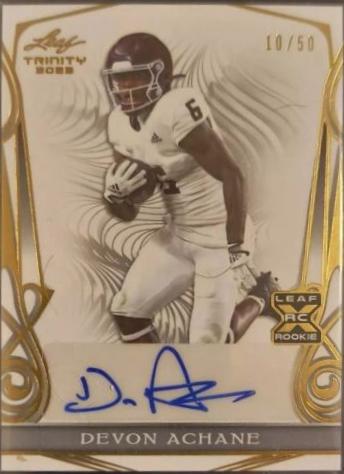 Devon Achane [Gold] #BA-DA1