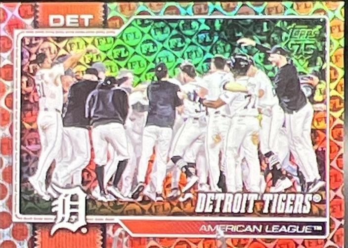 Detroit Tigers [Red Sandglitter] #262
