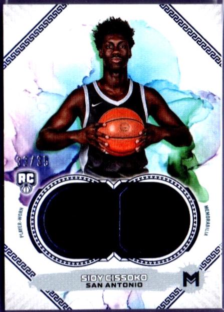 Sidy Cissoko #MDR-16 Basketball Cards 2023 Topps Motif Rookie Relics Dual