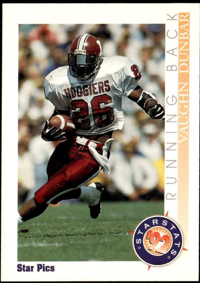 Vaughn Dunbar #65 1992 Star Pics Football